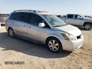 2005 Nissan Quest SL with VIN 5N1BV28U15N125429, listed as a Copart auction lot 75954324 with 0 mi miles and Clean Title. Bid and sale history available at carsss.com. Image 4.