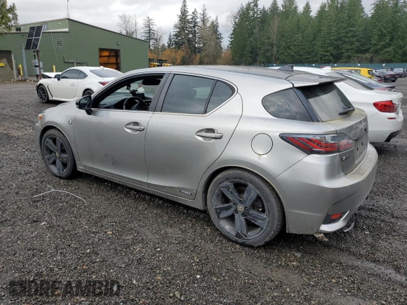 2017 Lexus CT with VIN JTHKD5BH2H2286719, listed as a Copart auction lot 82180384 with 118,685 mi miles and Salvage Title. Bid and sale history available at carsss.com. Image 2.