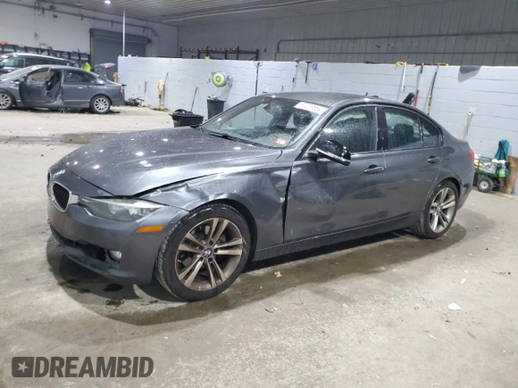 2015 BMW 3 Series 328i with VIN WBA3A5C52FF609205, listed as a Copart auction lot 87276564 with 74,692 mi miles and Salvage Title. Bid and sale history available at carsss.com. Image 1.