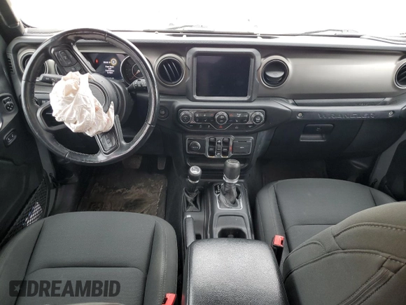 2021 Jeep Wrangler Unlimited Willys with VIN 1C4HJXDN3MW570110, listed as a Copart auction lot 53696535 with 40,166 mi miles and Salvage title. Bid and sale history available at DreamBid. Image 8.