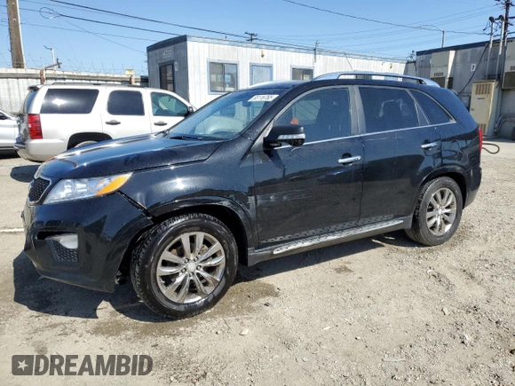 2013 Kia Sorento SX with VIN 5XYKW4A22DG354827, listed as a Copart auction lot 55116765 with 173,270 mi miles and Clean Title. Bid and sale history available at carsss.com. Image 1.
