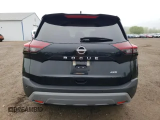 2023 Nissan Rogue S with VIN 5N1BT3AB2PC745774, listed as a Copart auction lot 56167075 with 22,710 mi miles and Salvage title. Bid and sale history available at DreamBid. Image 6.