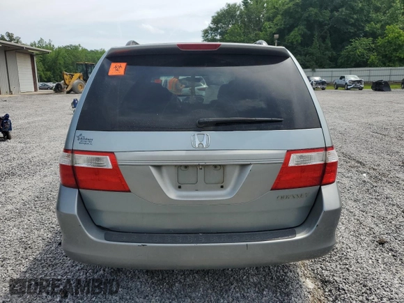 2005 Honda Odyssey EX-L with VIN 5FNRL38765B088756, listed as a Copart auction lot 57071365 with 243,277 mi miles and Salvage title. Bid and sale history available at DreamBid. Image 6.