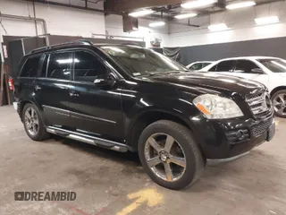 2007 Mercedes-Benz GL-Class with VIN 4JGBF71E17A195441, listed as a IAAI auction lot 41811697 with 108,109 mi miles. Bid and sale history available at carsss.com. Image 1.