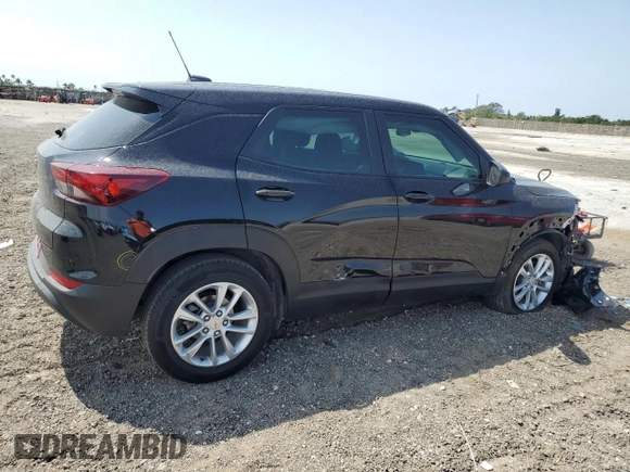 2024 Chevrolet TrailBlazer LS with VIN KL79MMS29RB034339, listed as a Copart auction lot 49278855 with 17,650 mi miles and Salvage Title. Bid and sale history available at carsss.com. Image 3.