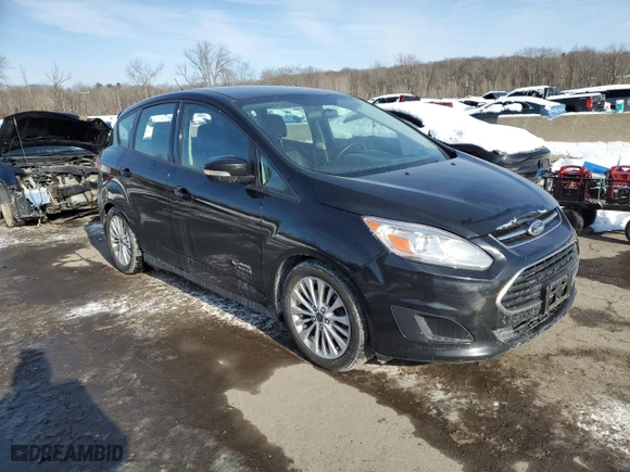 2017 Ford C-Max Energi SE with VIN 1FADP5EU9HL105013, listed as a Copart auction lot 89253745 with 167,184 mi miles and Salvage Title. Bid and sale history available at carsss.com. Image 4.