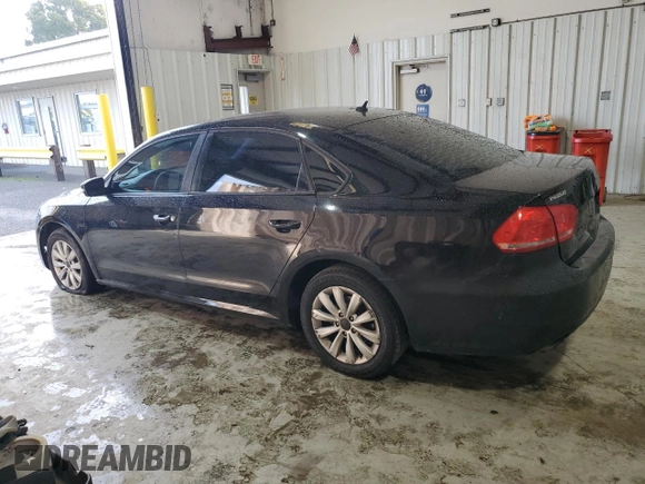 2013 Volkswagen Passat S with VIN 1VWAP7A30DC035351, listed as a Copart auction lot 84110754 with 268,287 mi miles and Salvage title. Bid and sale history available at DreamBid. Image 2.