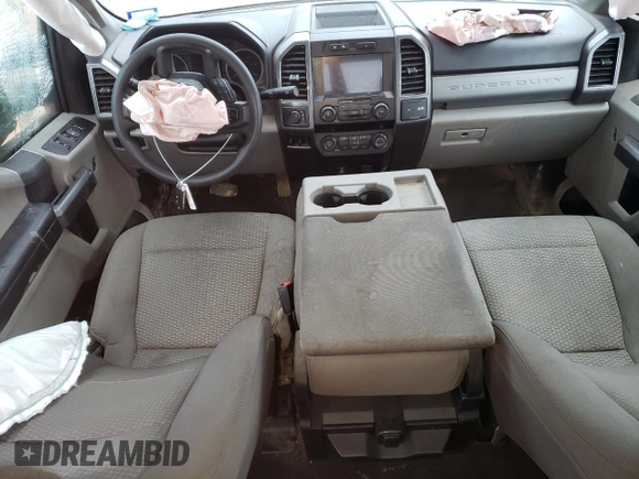 2022 Ford Super Duty F-250 SRW XL with VIN 1FT7W2BT1NEE58379, listed as a Copart auction lot 42942975 with 0 mi miles and Salvage Title. Bid and sale history available at carsss.com. Image 8.