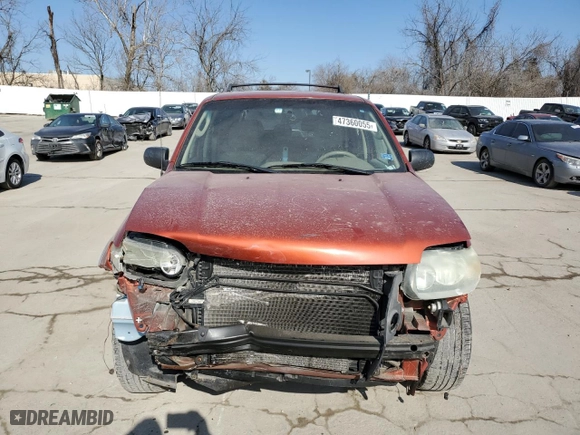 2007 Ford Escape XLT with VIN 1FMYU931X7KA43075, listed as a Copart auction lot 47360055 with 192,968 mi miles and Salvage Title. Bid and sale history available at carsss.com. Image 5.