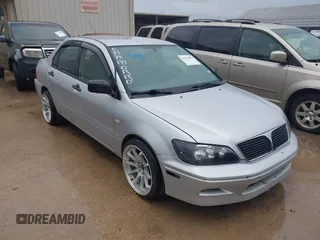 2003 Mitsubishi Lancer ES with VIN JA3AJ26E43U038813, listed as a IAAI auction lot 41778956 with 150,764 mi miles. Bid and sale history available at carsss.com. Image 1.