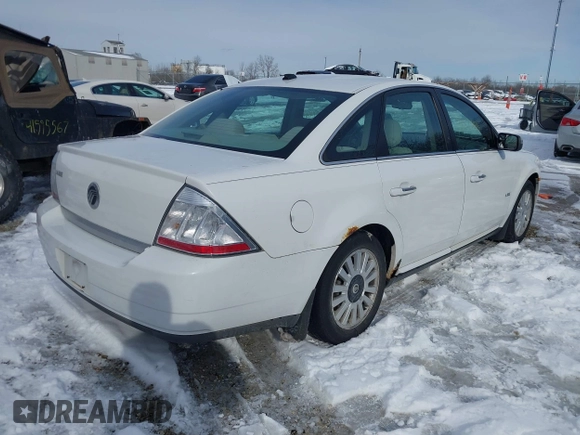 2008 Mercury Sable with VIN 1MEHM40W08G616060, listed as a IAAI auction lot 41579418 with 191,244 mi miles. Bid and sale history available at carsss.com. Image 4.