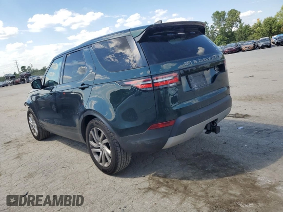 2017 Land Rover Discovery HSE with VIN SALRRBBV6HA042155, listed as a Copart auction lot 59009314 with 77,244 mi miles and Salvage Title. Bid and sale history available at carsss.com. Image 2.
