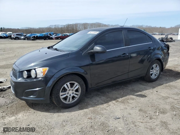 2015 Chevrolet Sonic LT with VIN 1G1JC5SGXF4148332, listed as a Copart auction lot 50212585 with 117,108 mi miles and Clean Title. Bid and sale history available at carsss.com. Image 1.