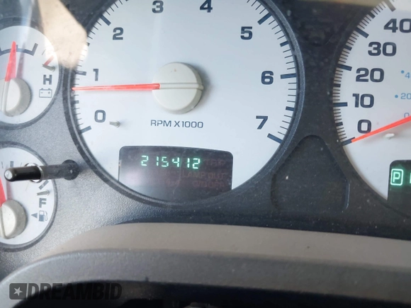 2003 Dodge 1500 ST with VIN 1D7HA18D13S327616, listed as a IAAI auction lot 42068457 with 215,412 mi miles and . Bid and sale history available at DreamBid. Image 15.