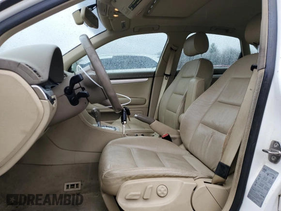 2005 Audi A4 3.2L with VIN WAUDG68EX5A480689, listed as a Copart auction lot 84401384 with 129,019 mi miles and Salvage Title. Bid and sale history available at carsss.com. Image 7.