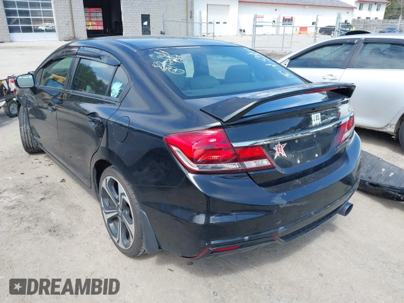2015 Honda Civic Sedan Si with VIN 2HGFB6E5XFH701937, listed as a IAAI auction lot 42002072 with 106,950 mi miles. Bid and sale history available at carsss.com. Image 3.