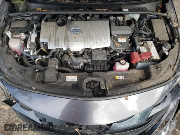 2021 Toyota Prius LE with VIN JTDKAMFP0M3182773, listed as a Copart auction lot 45600385 with 72,923 mi miles and Salvage Title. Bid and sale history available at DreamBid. Image 12.