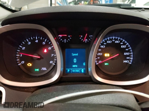 2010 Chevrolet Equinox LT w/2LT with VIN 2CNALPEW2A6255528, listed as a Copart auction lot 45210315 with 191,765 mi miles and Clean Title. Bid and sale history available at carsss.com. Image 9.