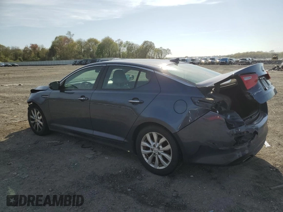 2015 Kia Optima EX with VIN 5XXGN4A76FG403930, listed as a Copart auction lot 53865035 with 154,579 mi miles and Clean Title. Bid and sale history available at DreamBid. Image 2.