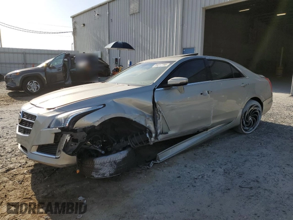 2014 Cadillac CTS Luxury RWD with VIN 1G6AR5S36E0191951, listed as a Copart auction lot 55017795 with 117,535 mi miles and Salvage Title. Bid and sale history available at carsss.com. Image 1.