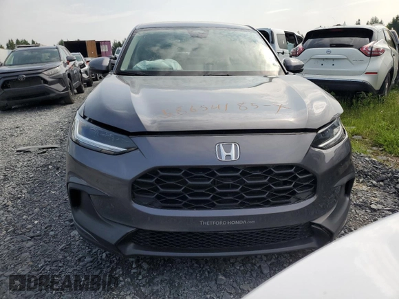 2023 Honda HR-V LX with VIN 3CZRZ2H3XPM101491, listed as a Copart auction lot 58654185 with Not provided miles and Salvage title. Bid and sale history available at DreamBid. Image 5.