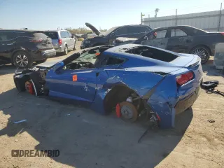 2016 Chevrolet Corvette 1LT with VIN 1G1YB2D72G5107038, listed as a Copart auction lot 76585924 with 0 mi miles and Salvage Title. Bid and sale history available at carsss.com. Image 2.