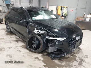 2019 Audi Q8 Premium Plus with VIN WA1EVAF18KD037817, listed as a IAAI auction lot 41922109 with 54,602 mi miles and . Bid and sale history available at DreamBid. Image 6.