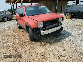 2017 Jeep Renegade Sport with VIN ZACCJBAB6HPF18061, listed as a Copart auction lot 59039595 with 95,431 mi miles and Salvage title. Bid and sale history available at DreamBid. Image 15.