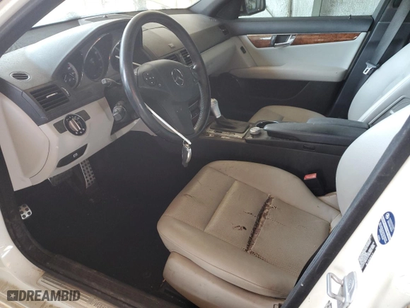 2009 Mercedes-Benz C-Class 3.0L Sport with VIN WDDGF54X39R070544, listed as a Copart auction lot 52791075 with 208,551 mi miles and Salvage Title. Bid and sale history available at carsss.com. Image 7.