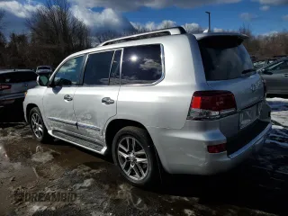 2015 Lexus LX 570 with VIN JTJHY7AX8F4171013, listed as a Copart auction lot 43681865 with 158,146 mi miles and Clean Title. Bid and sale history available at DreamBid. Image 2.