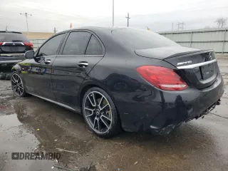 2017 Mercedes-Benz C 43 AMG with VIN 55SWF6EB1HU198007, listed as a Copart auction lot 48469895 with 110,341 mi miles and Salvage Title. Bid and sale history available at DreamBid. Image 2.