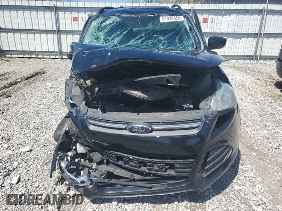 2016 Ford Escape SE with VIN 1FMCU9GX6GUC53492, listed as a Copart auction lot 51978835 with 0 mi miles and Salvage Title. Bid and sale history available at carsss.com. Image 5.