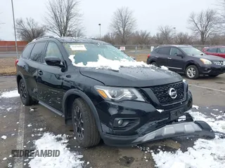 2020 Nissan Pathfinder SV with VIN 5N1DR2BM7LC577707, listed as a IAAI auction lot 41530680 with 28,493 mi miles and . Bid and sale history available at DreamBid. Image 1.