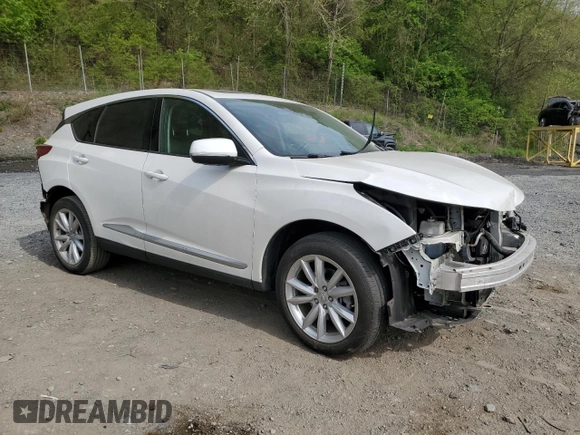2020 Acura RDX with VIN 5J8TC2H3XLL028195, listed as a Copart auction lot 53663015 with 69,677 mi miles and Salvage title. Bid and sale history available at DreamBid. Image 4.