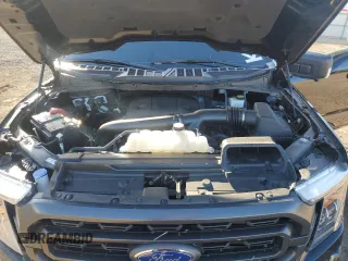 2023 Ford F-150 XL with VIN 1FTFW1E87PKE76757, listed as a Copart auction lot 87314154 with 10,280 mi miles and Salvage Title. Bid and sale history available at carsss.com. Image 13.