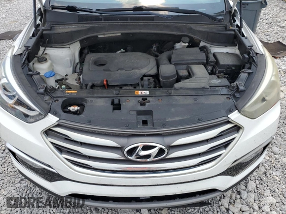 2017 Hyundai Santa Fe 2.4L with VIN 5XYZUDLB2HG428965, listed as a Copart auction lot 60867185 with 124,285 mi miles and Clean title. Bid and sale history available at DreamBid. Image 12.