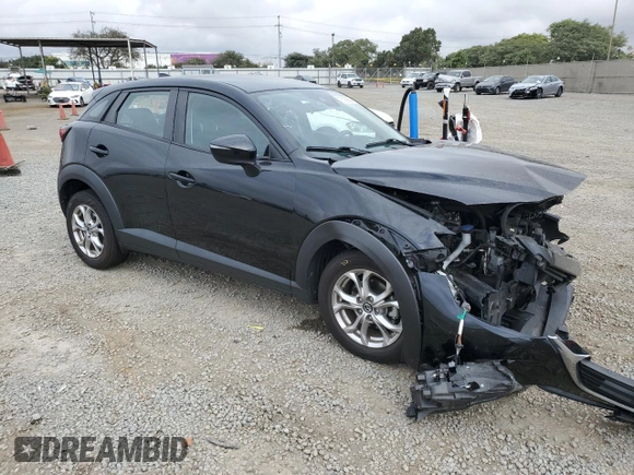 2020 Mazda CX-3 Sport with VIN JM1DKDB72L1475208, listed as a Copart auction lot 78158584 with 40,122 mi miles and Salvage Title. Bid and sale history available at carsss.com. Image 4.