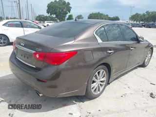 2017 Infiniti Q50 Premium with VIN JN1EV7AP6HM742504, listed as a IAAI auction lot 42625916 with 56,913 mi miles and . Bid and sale history available at DreamBid. Image 4.