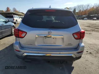 2020 Nissan Pathfinder Platinum with VIN 5N1DR2DMXLC635273, listed as a Copart auction lot 77443424 with 40,292 mi miles and Salvage Title. Bid and sale history available at carsss.com. Image 6.