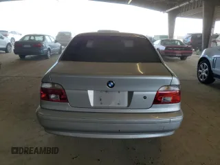 2001 BMW 5 Series 525iA with VIN WBADT43451GF55680, listed as a Copart auction lot 48023455 with 164,187 mi miles and Salvage Title. Bid and sale history available at carsss.com. Image 6.