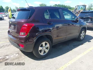 2020 Chevrolet Trax LS with VIN KL7CJNSB9LB346933, listed as a IAAI auction lot 42624893 with 61,116 mi miles and . Bid and sale history available at DreamBid. Image 4.