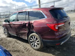 2021 Honda Pilot EX-L with VIN 5FNYF6H5XMB083268, listed as a Copart auction lot 46654345 with 43,273 mi miles and Salvage title. Bid and sale history available at DreamBid. Image 2.