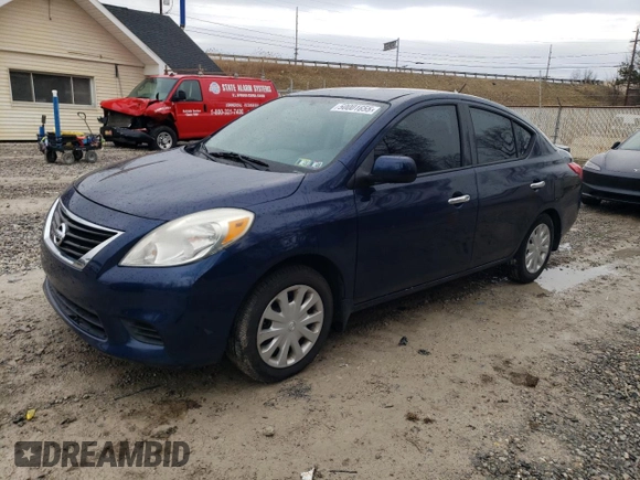 2014 Nissan Versa SV with VIN 3N1CN7AP8EL813232, listed as a Copart auction lot 50001655 with 111,305 mi miles and Clean Title. Bid and sale history available at DreamBid. Image 1.