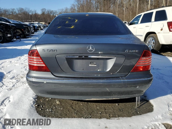2006 Mercedes-Benz S 500 z VIN WDBNG84J56A481531, wystawiony jako Copart lot #88256425 z przebiegiem Nie podano mil oraz Szkoda całkowita • Salvage title. Historia ofert i sprzedaży dostępna na DreamBid. Obrazek 6.