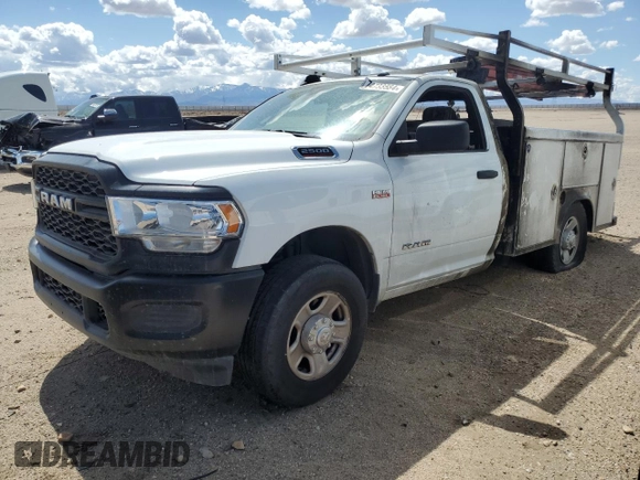 2022 Ram 2500 Tradesman with VIN 3C7WR4AJ5NG296296, listed as a Copart auction lot 74733584 with 87,826 mi miles and Salvage Title. Bid and sale history available at carsss.com. Image 1.