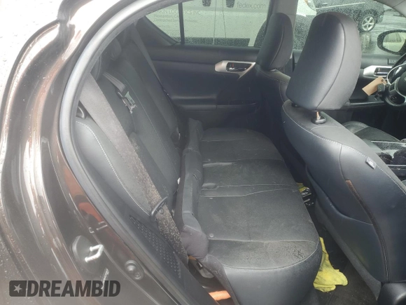 2012 Lexus CT 200h with VIN JTHKD5BH5C2058870, listed as a Copart auction lot 44373015 with 161,157 mi miles and Salvage Title. Bid and sale history available at carsss.com. Image 10.