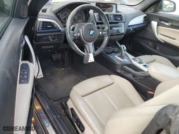 2015 BMW 2 Series 228i with VIN WBA1K5C5XFV473884, listed as a Copart auction lot 77896644 with 76,419 mi miles and Salvage Title. Bid and sale history available at carsss.com. Image 8.