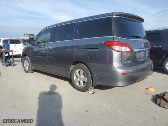 2015 Nissan Quest SL with VIN JN8AE2KP7F9120303, listed as a Copart auction lot 86313694 with 153,271 mi miles and Salvage Title. Bid and sale history available at carsss.com. Image 2.