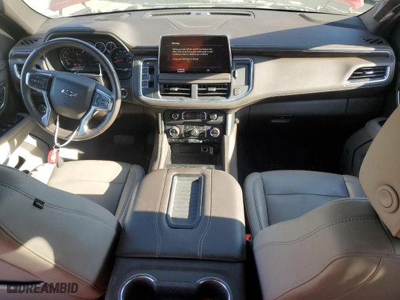 2021 Chevrolet Tahoe Z71 with VIN 1GNSKPKD8MR196810, listed as a Copart auction lot 83349244 with 42,807 mi miles and Salvage Title. Bid and sale history available at carsss.com. Image 8.