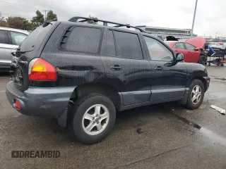 2002 Hyundai Santa Fe with VIN KM8SB12B12U241600, listed as a Copart auction lot 83525334 with 83,032 mi miles and Salvage Title. Bid and sale history available at carsss.com. Image 3.